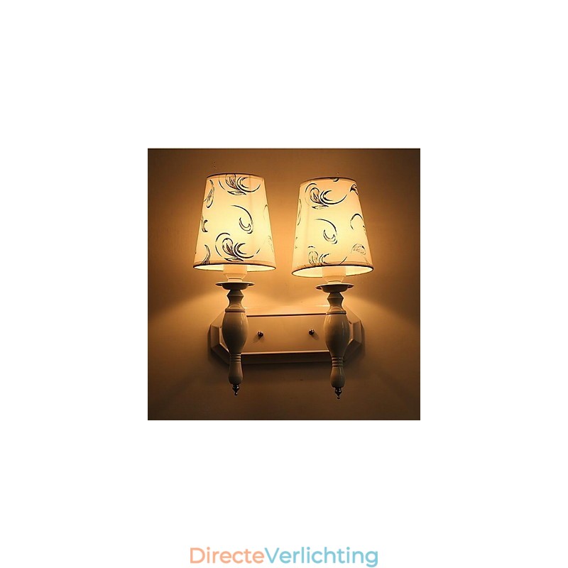 Moderne eigentijdse gegalvaniseerde kenmerkende uplight wandlampen wandlamp