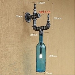 Rustieke Lodge Zilveren Feature voor Sfeervolle Licht Wandlampen Wandlamp