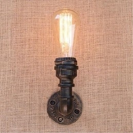 Nostalgia Eenvoudige Waterpijp Decoratieve Kleine Wandlamp Wandlamp