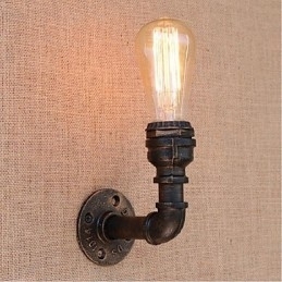 Nostalgia Eenvoudige Waterpijp Decoratieve Kleine Wandlamp Wandlamp