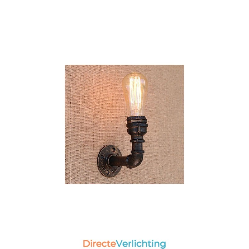 Nostalgia Eenvoudige Waterpijp Decoratieve Kleine Wandlamp Wandlamp