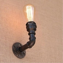 Nostalgia Eenvoudige Waterpijp Decoratieve Kleine Wandlamp Wandlamp