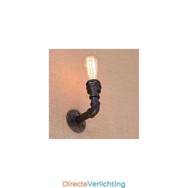 Nostalgia Eenvoudige Waterpijp Decoratieve Kleine Wandlamp Wandlamp