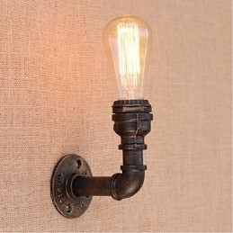 Nostalgia Eenvoudige Waterpijp Decoratieve Kleine Wandlamp Wandlamp
