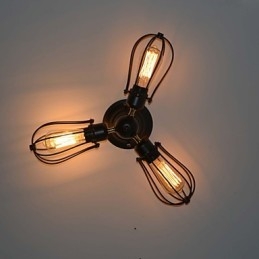 Traditionele klassieke vintage mini-stijl schilderij metalen inbouw