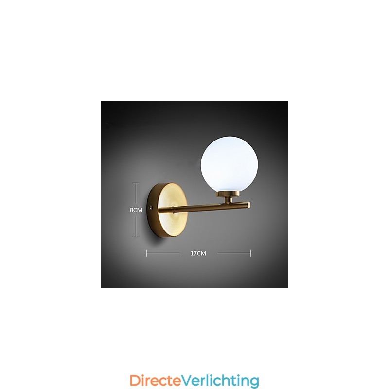 Moderne eigentijdse gegalvaniseerde functie voor mini-stijl sfeerverlichting wandlampen wandlamp