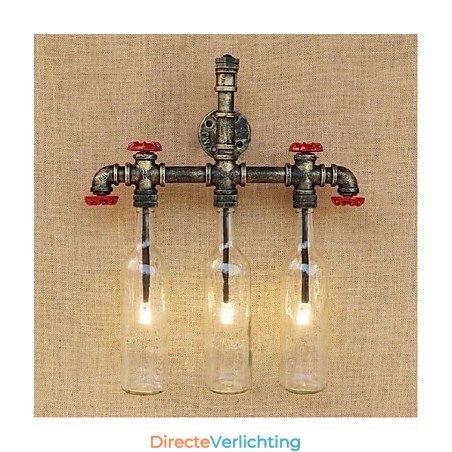 Retro Industriële Wind Switch Waterfles Wandlamp Wandlamp Retro Industriële Wind Switch Waterfles Wandlamp Wandlamp