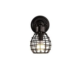 Retro pijp wandlampen eenvoudige loft zwarte vogelkooi metalen eetkamer keuken bar café decoratieve verlichting