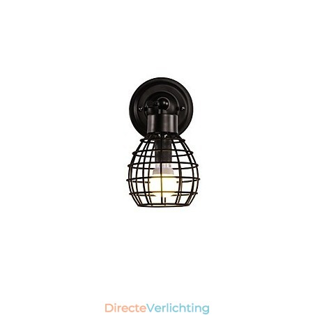 Retro pijp wandlampen eenvoudige loft zwarte vogelkooi metalen eetkamer keuken bar café decoratieve verlichting Retro pijp wandlampen eenvoudige loft zwarte vogelkooi metalen eetkamer keuken bar café decoratieve verlichting