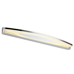 Moderne eigentijdse chromen functie voor sfeerverlichting badkamerverlichting wandlamp