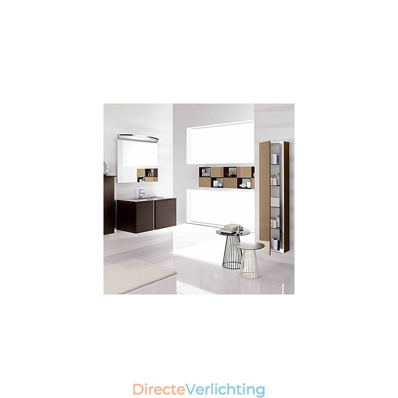 Moderne eigentijdse chromen functie voor sfeerverlichting badkamerverlichting wandlamp