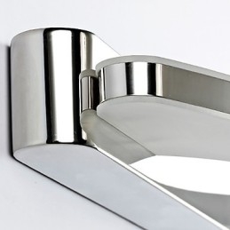 Moderne eigentijdse chromen functie voor sfeerverlichting badkamerverlichting wandlamp