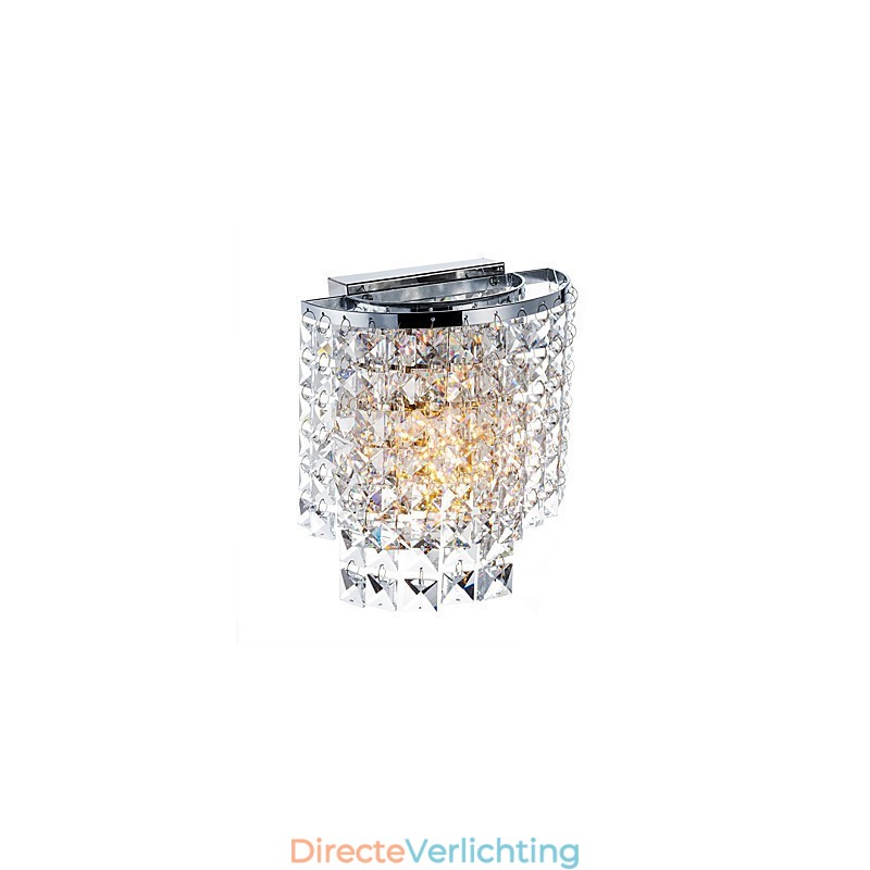 Moderne eigentijdse gegalvaniseerde functie voor kristallen downlight wandlampen wandlamp