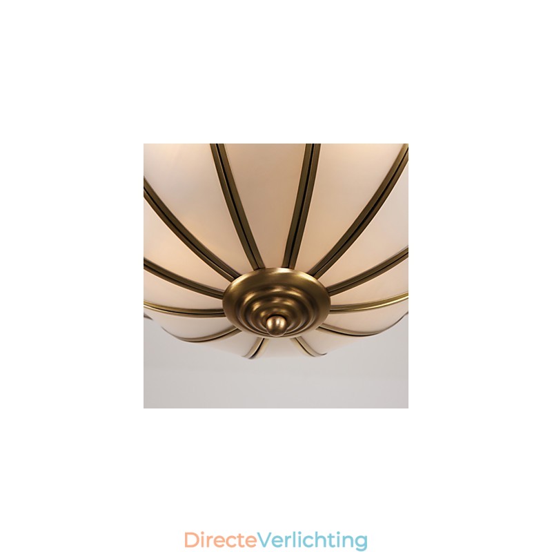 Moderne, eigentijdse decoratieve design koperen plafondlampfamilie