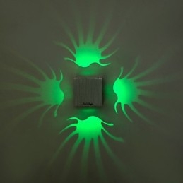Moderne eigentijdse gegalvaniseerde functie voor sfeerverlichting Wandlampen WandlampV