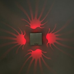 Moderne eigentijdse gegalvaniseerde functie voor sfeerverlichting Wandlampen WandlampV