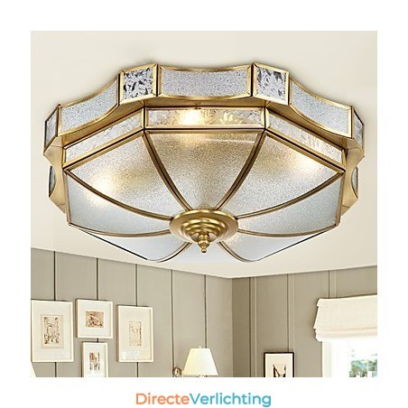 Moderne, eigentijdse decoratieve design koperen plafondlampfamilie Moderne, eigentijdse decoratieve design koperen plafondlampfamilie