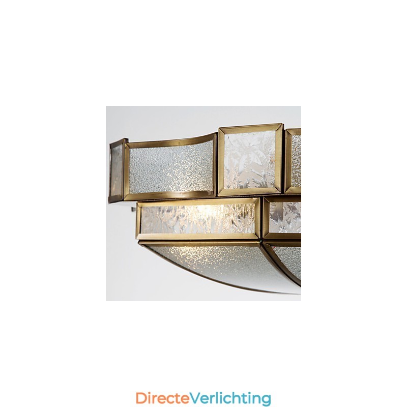 Moderne, eigentijdse decoratieve design koperen plafondlampfamilie