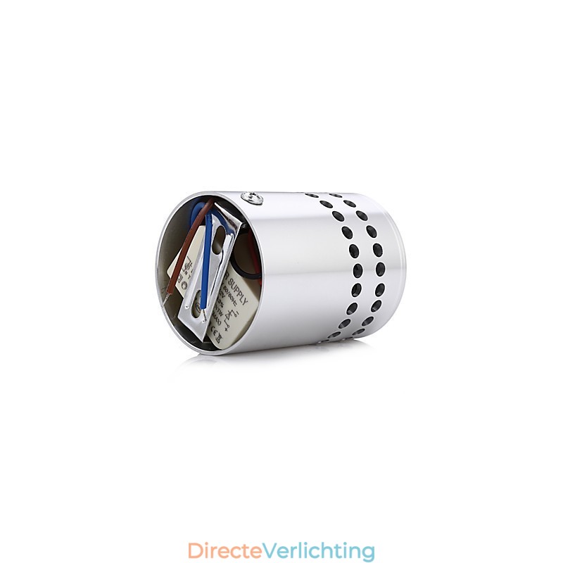 Moderne eigentijdse gegalvaniseerde functie voor omgevingslicht. Inbouw wandlamp.