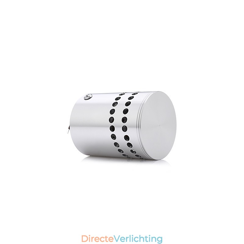 Moderne eigentijdse gegalvaniseerde functie voor omgevingslicht. Inbouw wandlamp.