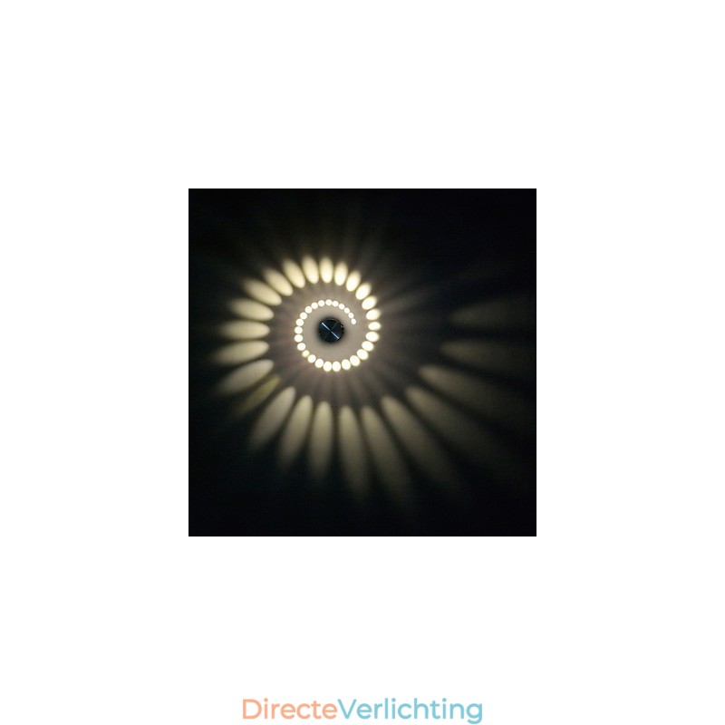 Moderne eigentijdse gegalvaniseerde functie voor omgevingslicht. Inbouw wandlamp.