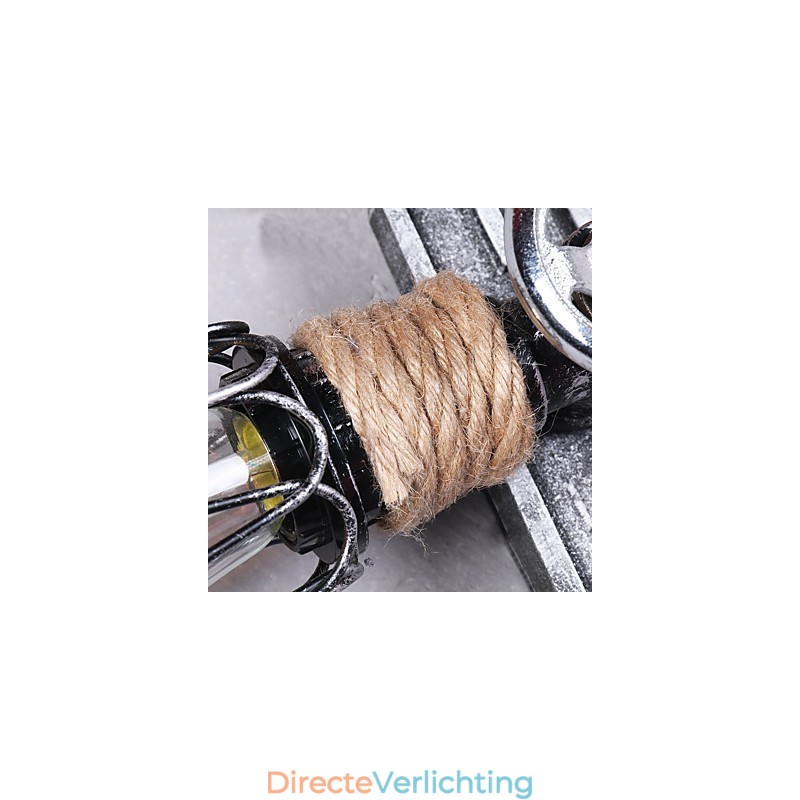 Vintage Industriële Wandlampen Houten Boot Anker Vorm Creatieve Restaurant Café Bar Decoratieverlichting