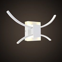 Geïntegreerde moderne eigentijdse geanodiseerde functie voor oogbescherming Uplight wandlampen wandlamp