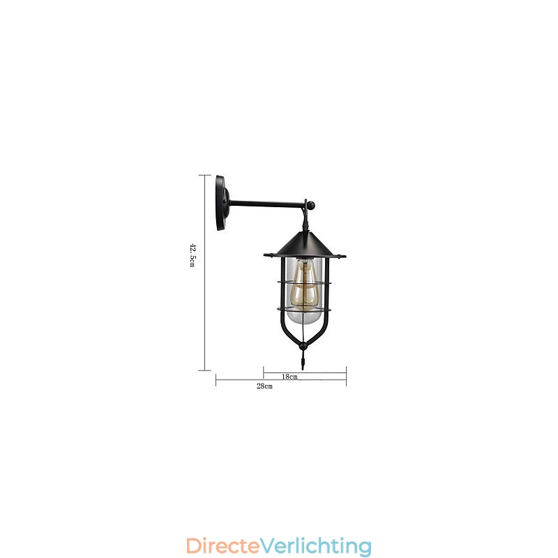 Europese stijl wandlamp balkon gangpad buitenlamp retro industriële wind bar binnenplaats trap slaapkamer muur