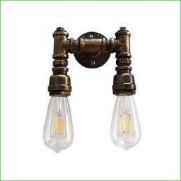 Rustieke Lodge Traditionele Klassieke Antieke Messing Kenmerk voor Sfeerverlichting Wandlampen Wandlamp
