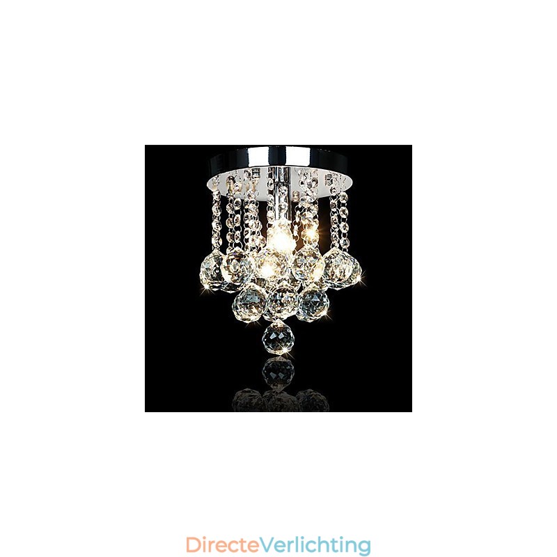Moderne eigentijdse traditionele klassieke landelijke kristallen chroom kristallen kroonluchter hanglamp