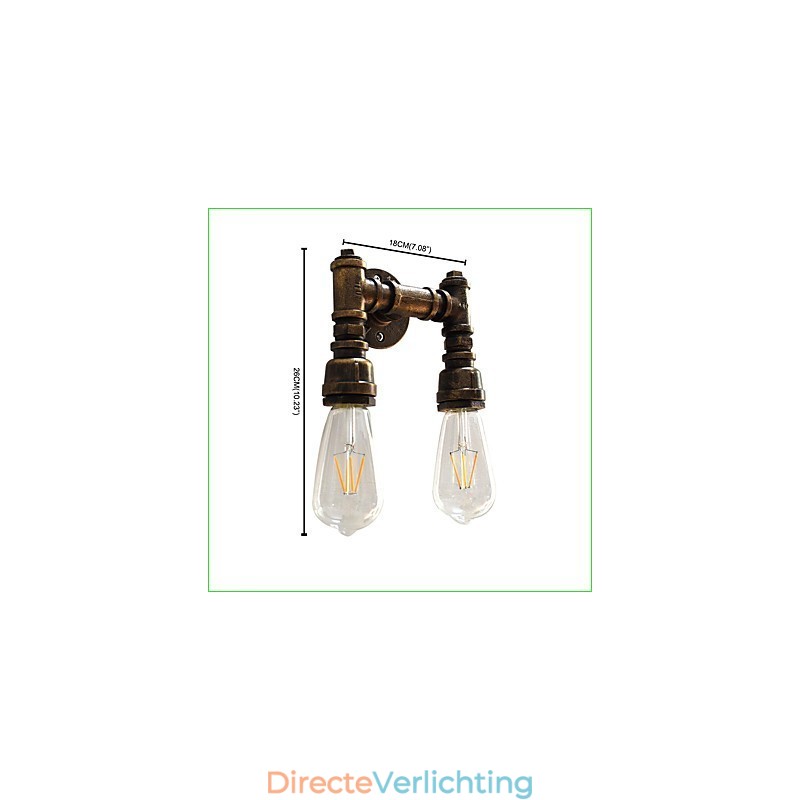 Rustieke Lodge Traditionele Klassieke Antieke Messing Kenmerk voor Sfeerverlichting Wandlampen Wandlamp