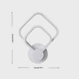 Geïntegreerde moderne hedendaagse schilderfunctie voor omgevingslicht Wandlampen Wandlamp