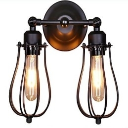 Traditionele klassieke rustieke lodge landelijke schilderfunctie voor swingarm sfeerverlichting wandlampen wandlamp