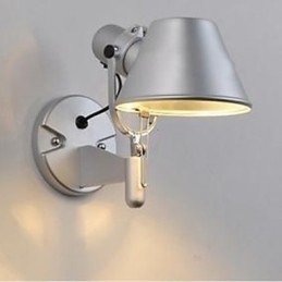 Moderne eigentijdse zilveren functie voor oogbescherming, sfeerverlichting, wandlampen, wandlamp
