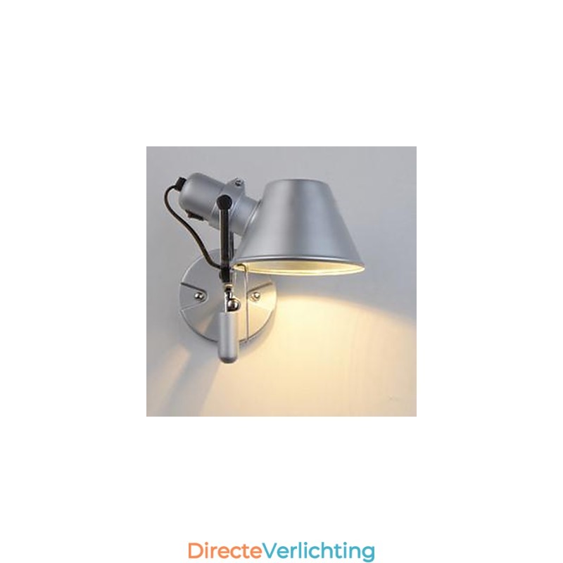 Moderne eigentijdse zilveren functie voor oogbescherming, sfeerverlichting, wandlampen, wandlamp