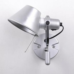 Moderne eigentijdse zilveren functie voor oogbescherming, sfeerverlichting, wandlampen, wandlamp