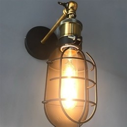 Vintage Zwarte Metalen Loft Wandlampen Woonkamer Eetkamer Hal Café Bars Bar Wandlamp