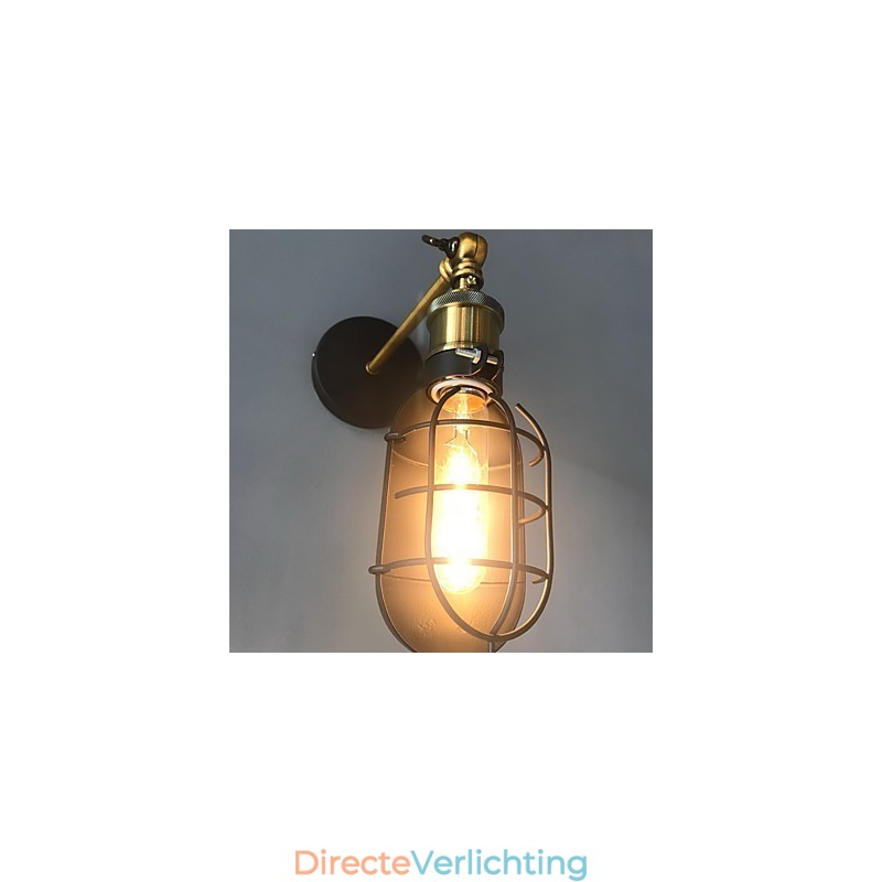 Vintage Zwarte Metalen Loft Wandlampen Woonkamer Eetkamer Hal Café Bars Bar Wandlamp