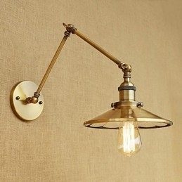 Rustieke Lodge Country Retro Gegalvaniseerde Functie voor Mini Stijl Swing Arm Sfeerverlichting