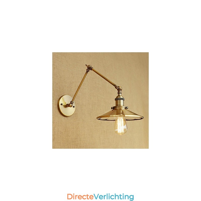 Rustieke Lodge Country Retro Gegalvaniseerde Functie voor Mini Stijl Swing Arm Sfeerverlichting