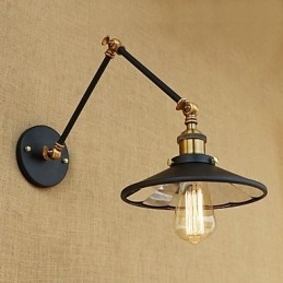 Rustieke Lodge Country Retro Gegalvaniseerde Functie voor Mini Stijl Swing Arm Sfeerverlichting