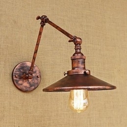 Rustieke Lodge Country Retro Gegalvaniseerde Functie voor Mini Stijl Swing Arm Sfeerverlichting