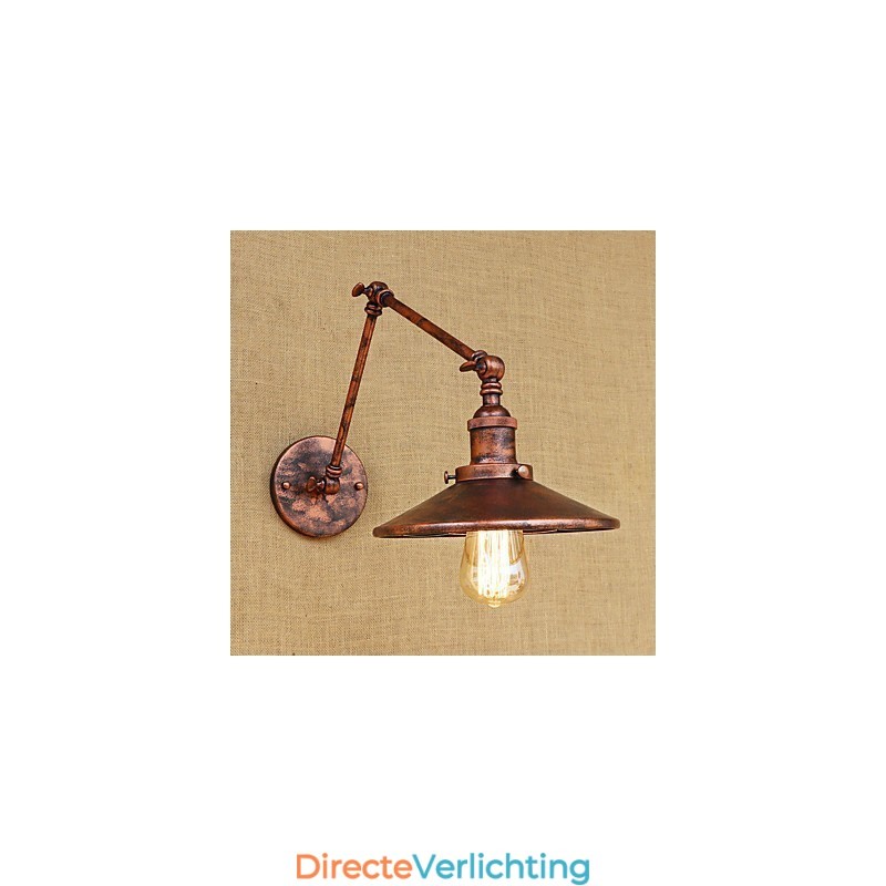 Rustieke Lodge Country Retro Gegalvaniseerde Functie voor Mini Stijl Swing Arm Sfeerverlichting