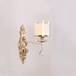 Moderne eigentijdse gegalvaniseerde functie voor oogbescherming, sfeerverlichting, wandlampen, wandlamp