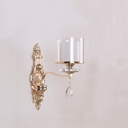 Moderne eigentijdse gegalvaniseerde functie voor oogbescherming, sfeerverlichting, wandlampen, wandlamp