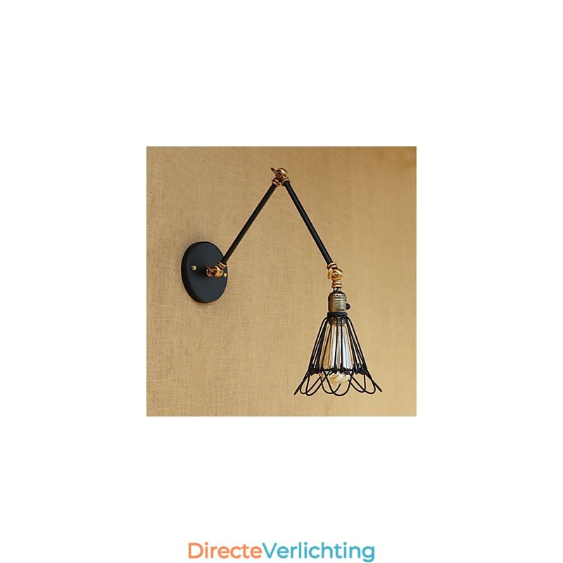 Rustieke Lodge Country Retro Schilderij Kenmerk voor Mini Stijl Swing Arm Sfeerlicht Swing