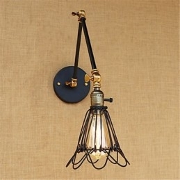 Rustieke Lodge Country Retro Schilderij Kenmerk voor Mini Stijl Swing Arm Sfeerlicht Swing