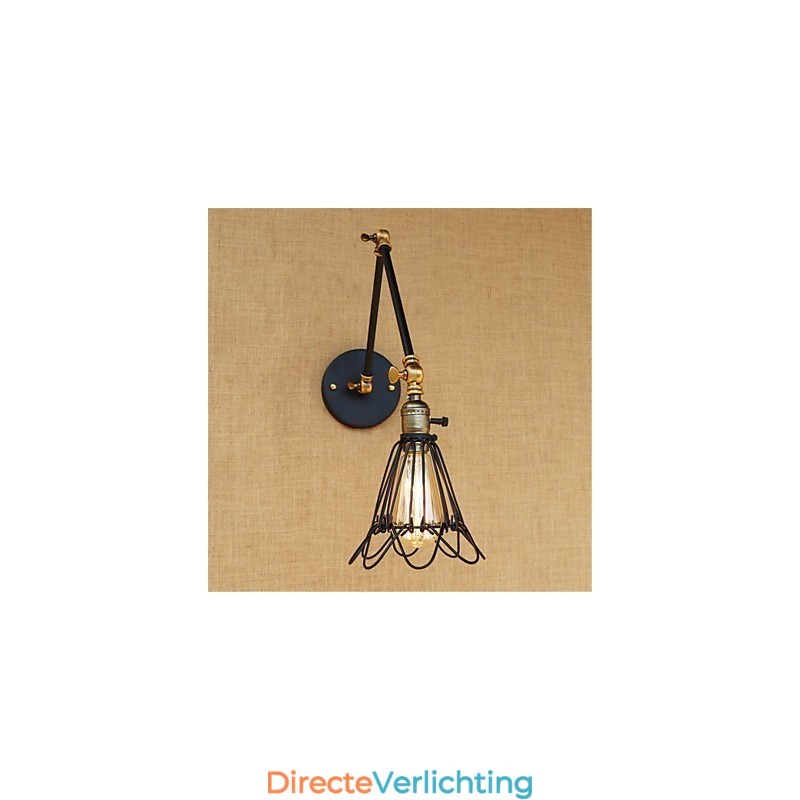 Rustieke Lodge Country Retro Schilderij Kenmerk voor Mini Stijl Swing Arm Sfeerlicht Swing