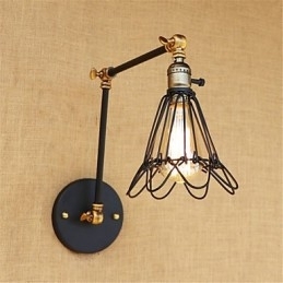 Rustieke Lodge Country Retro Schilderij Kenmerk voor Mini Stijl Swing Arm Sfeerlicht Swing