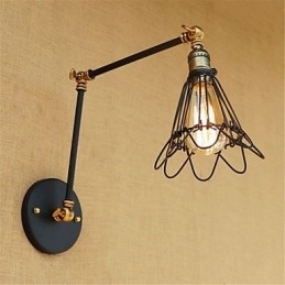 Rustieke Lodge Country Retro Schilderij Kenmerk voor Mini Stijl Swing Arm Sfeerlicht Swing
